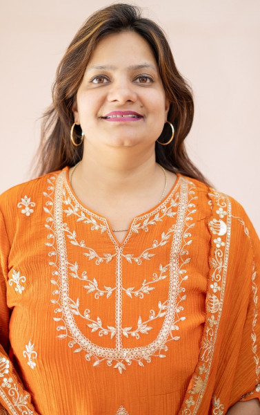 RUST ORANGE CRUSH TISSUE HANDWORK SHORT KURTI SKIRT AND DUPPTTA