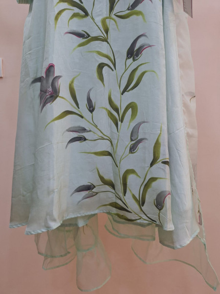 C-GREEN HANDPAINT SUIT SET