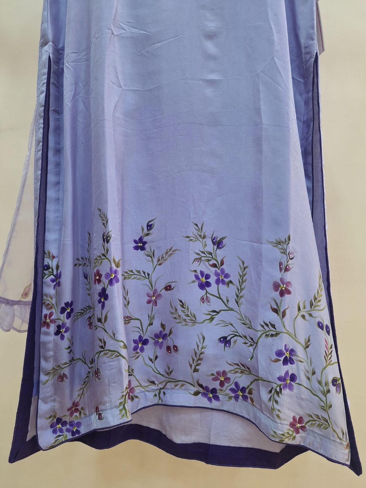 LAVENDER HANDPAINTED SUIT SET