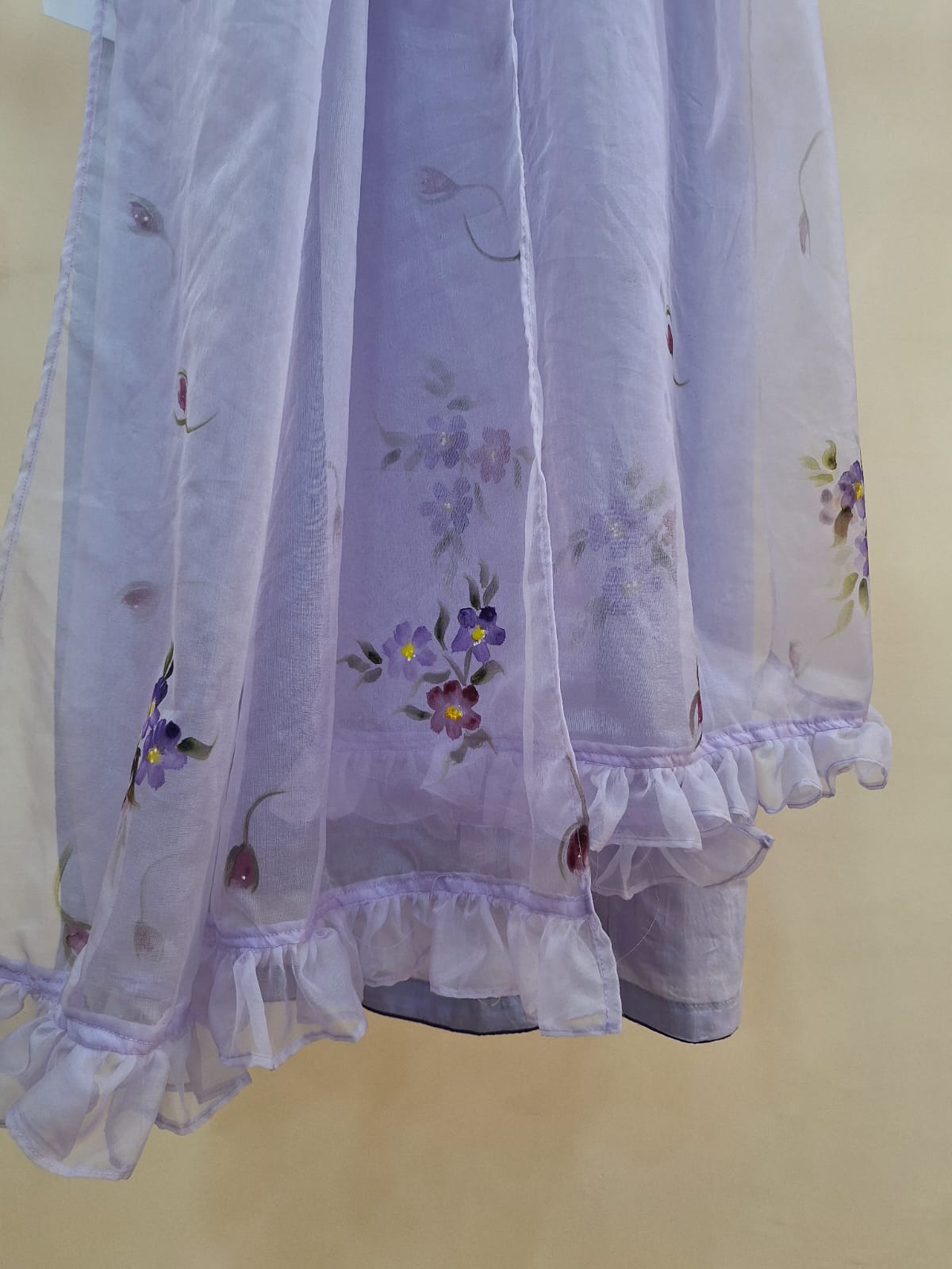 LAVENDER HANDPAINTED SUIT SET