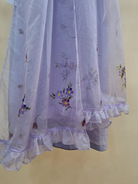 LAVENDER HANDPAINTED SUIT SET