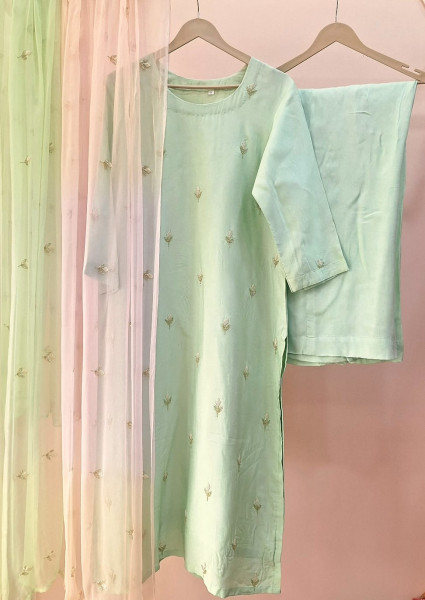 MINTGREEN HANDWORK SUIT SET