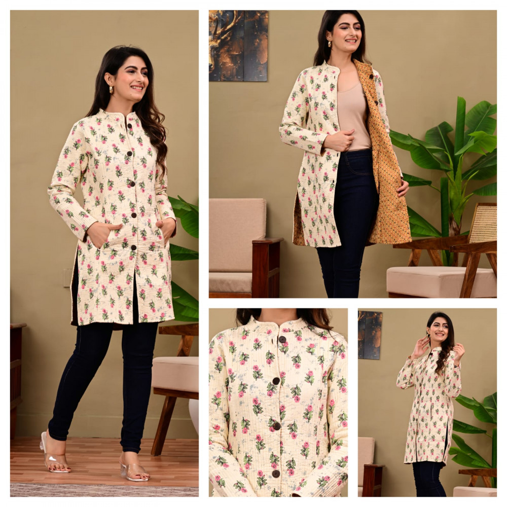 Image of OFFWHITE QUILTED WOMEN JACKET