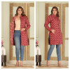 RED QUILTED WOMEN JACKET