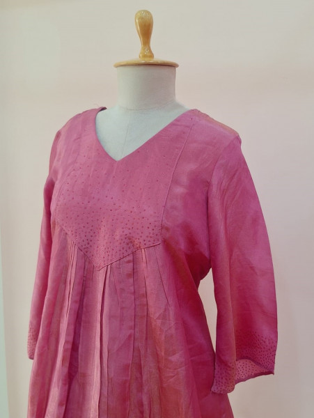 ROSE PINK HANDWORK CO-ORD SET