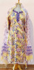 YELLOW PRINTED COTTON SUIT PANT AND DUPATTA SET