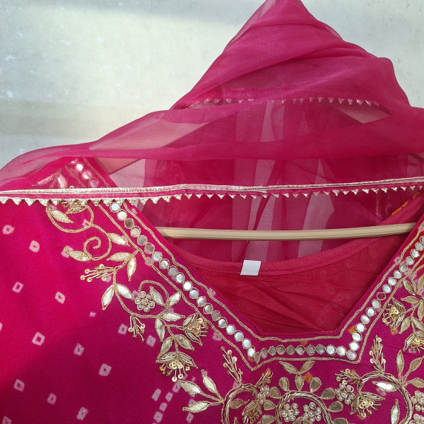 RANI HANDWORK LEHENGA AND DUPATTA SET