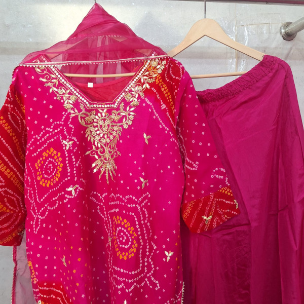 RANI HANDWORK LEHENGA AND DUPATTA SET