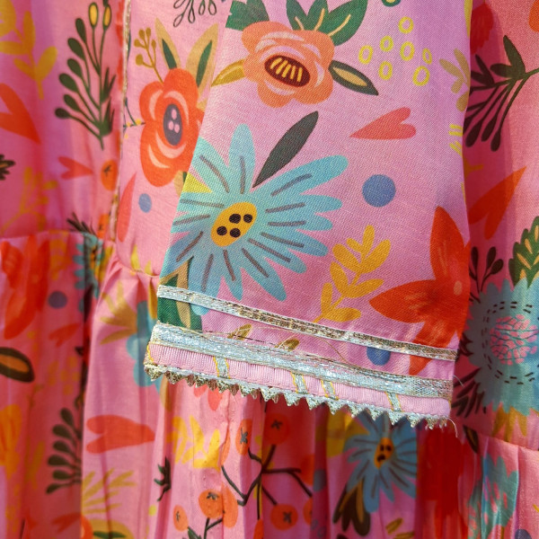 MULTI PRINTED PEPLUM SHARARA WITH DUPPTTA SET