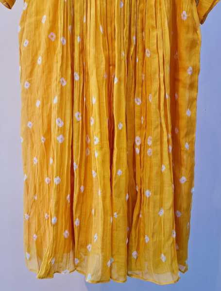 LIGHT YELLOW HANDWORK KURTI PANT AND DUPATTA SET