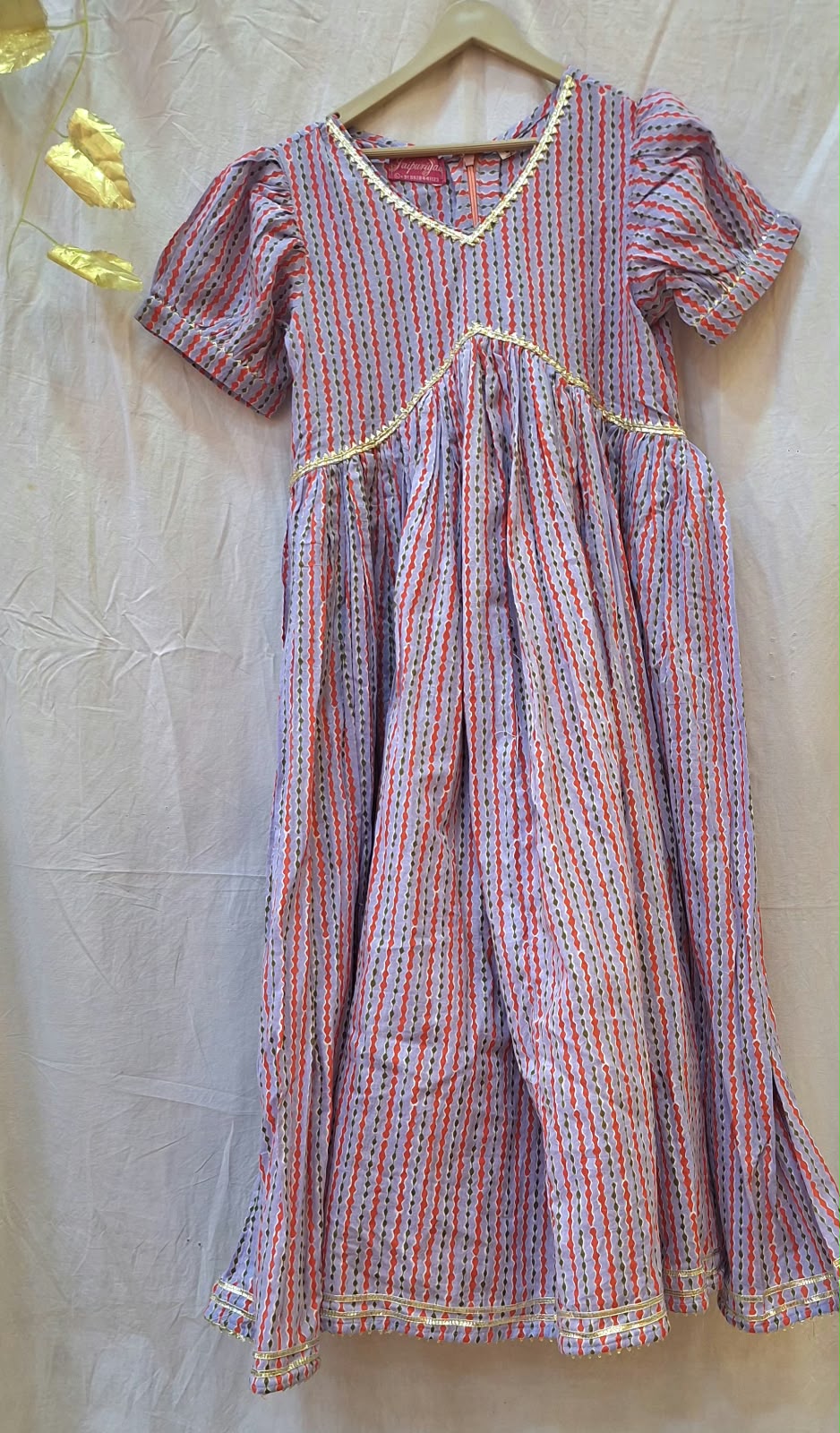 THIS BEAUTIFUL PRINTED COTTON FROCK