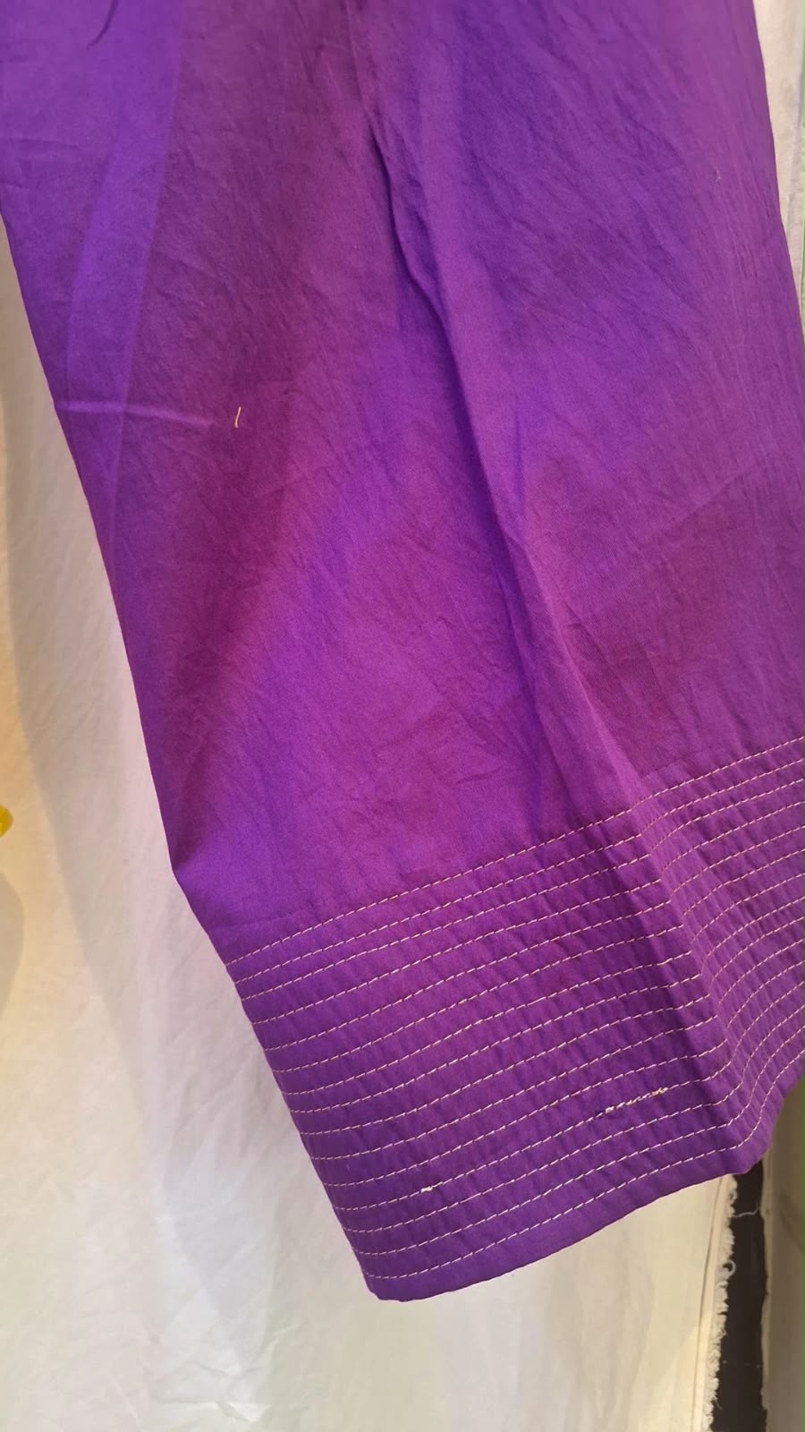 YELLOW TISSUE HANDWORK SHORT TOP WITH PHARSHI PANT SET