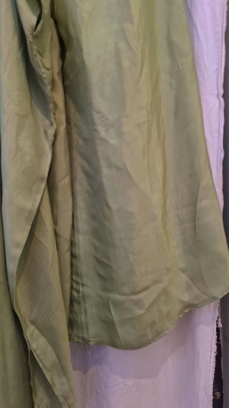 SAGE GREEN HANDWORK KAFTAN SET