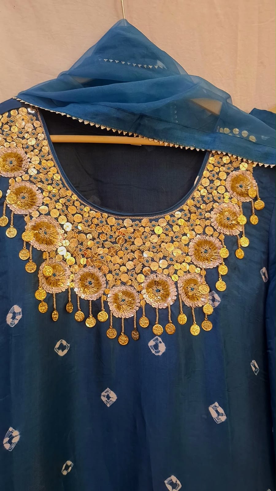 TEAL BLUE SHORT KURTI WITH PLAZO AND DUPPTTA SET