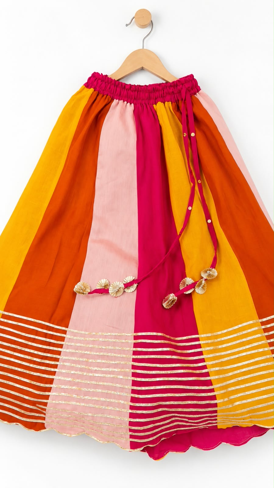 MULTI SKIRT WITH STRING TOP SET