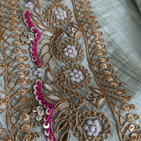 Mint Green Tissue Suit