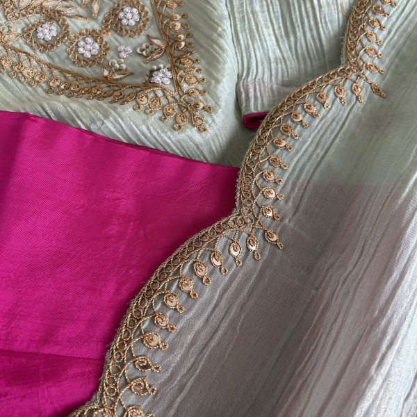 Mint Green Tissue Suit