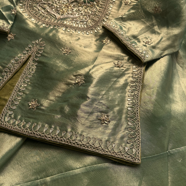 Green Tissue Indo-Western