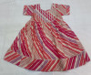 MULTI LEHRIYA GOTA FROCK KIDS SET