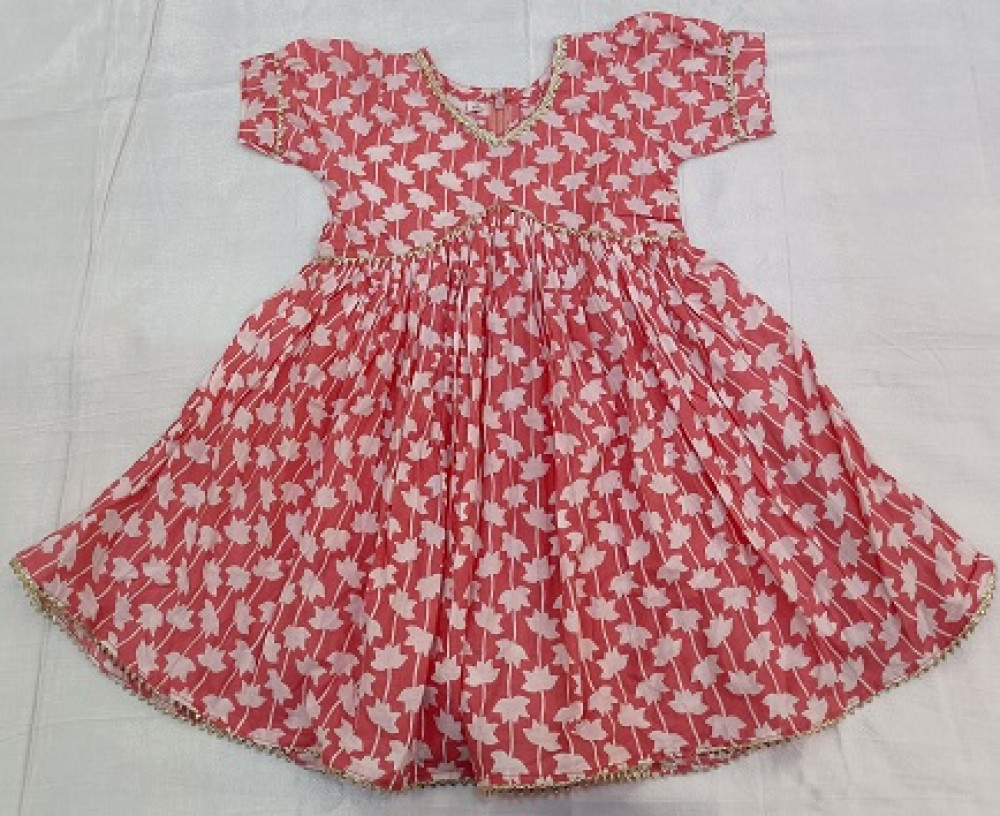 Image of COTTON GOTA FROCK KIDS SET