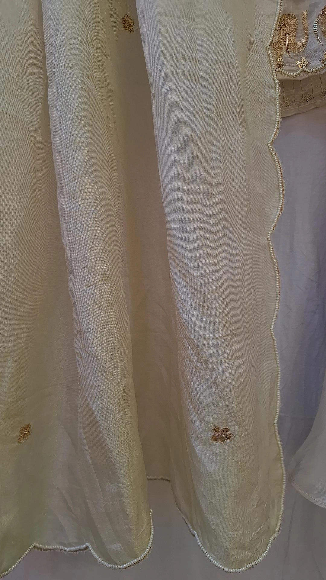 OFFWHITE TISSUE HANDWORK 3 PC SET