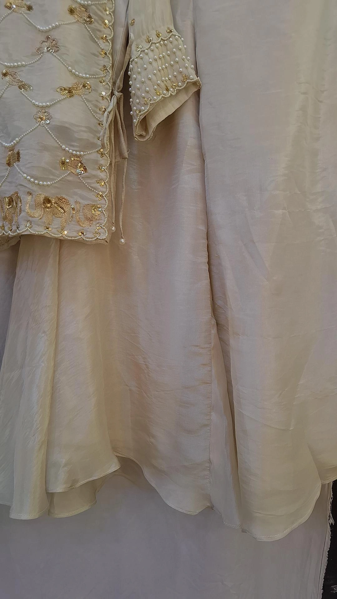 OFFWHITE TISSUE HANDWORK 3 PC SET