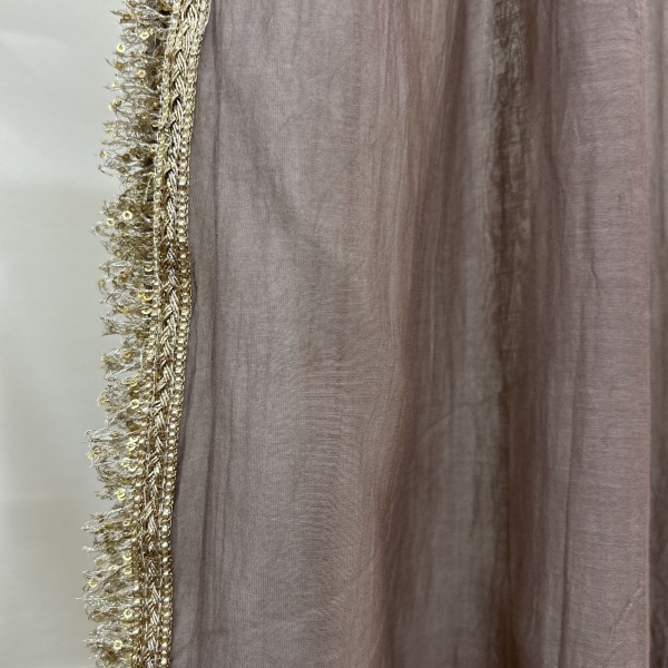 Grey Mul Chanderi Gotapatti Suit Set