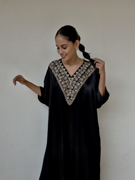 Black Indo Western Style Outfit