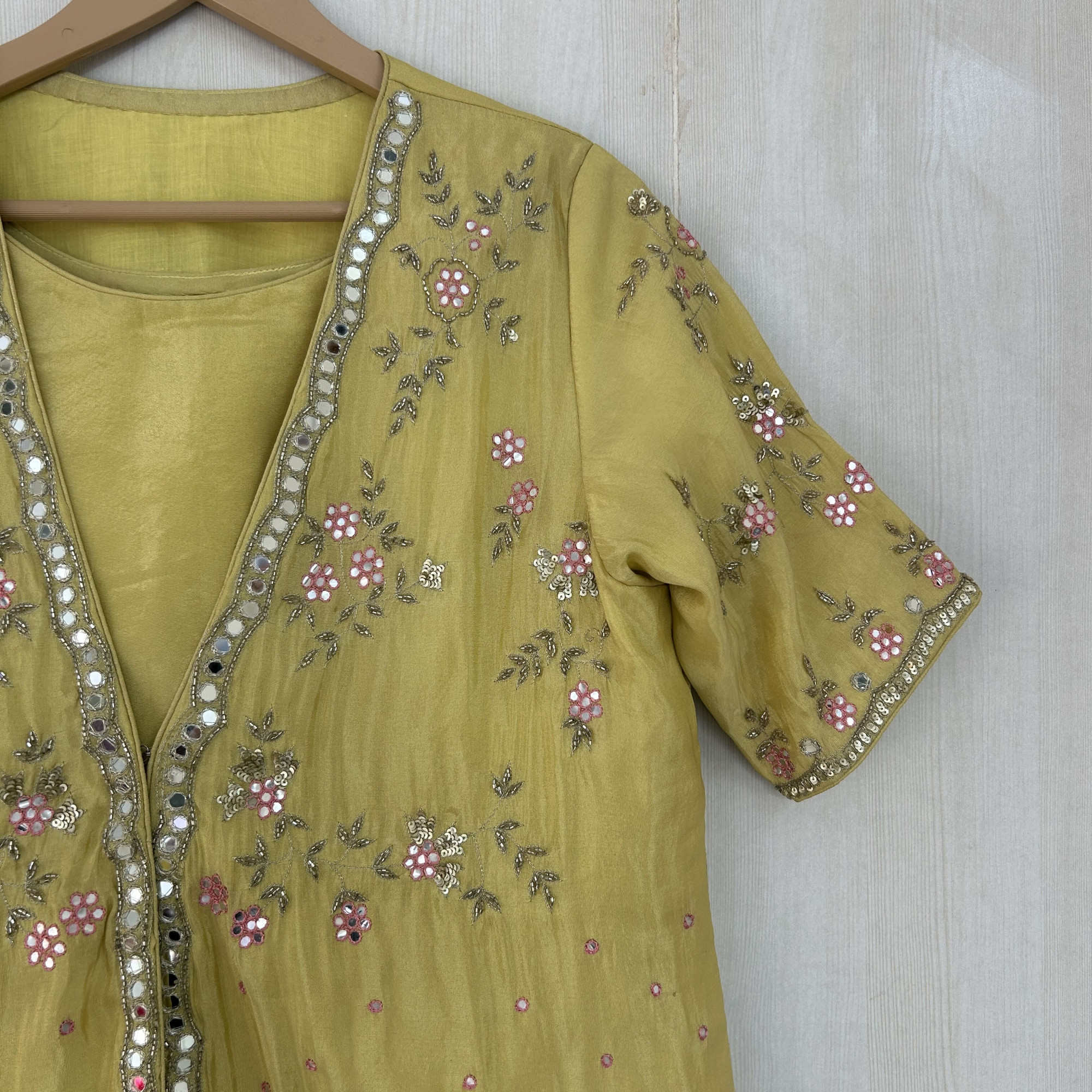 Lime Green Indo-Western Outfit