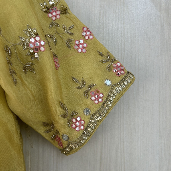 Lime Green Indo-Western Outfit