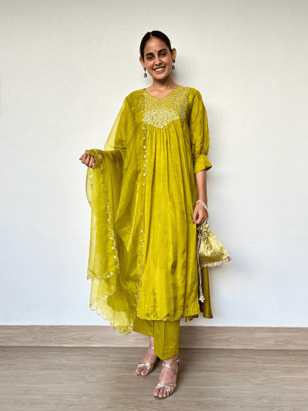 Green Tissue Suit Suit