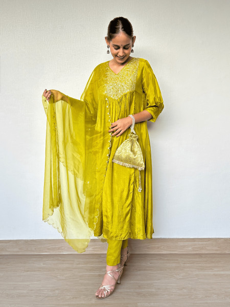 Green Tissue Suit Suit