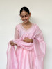 Light Pink Chanderi Suit Set with Gota Patti Embroidery