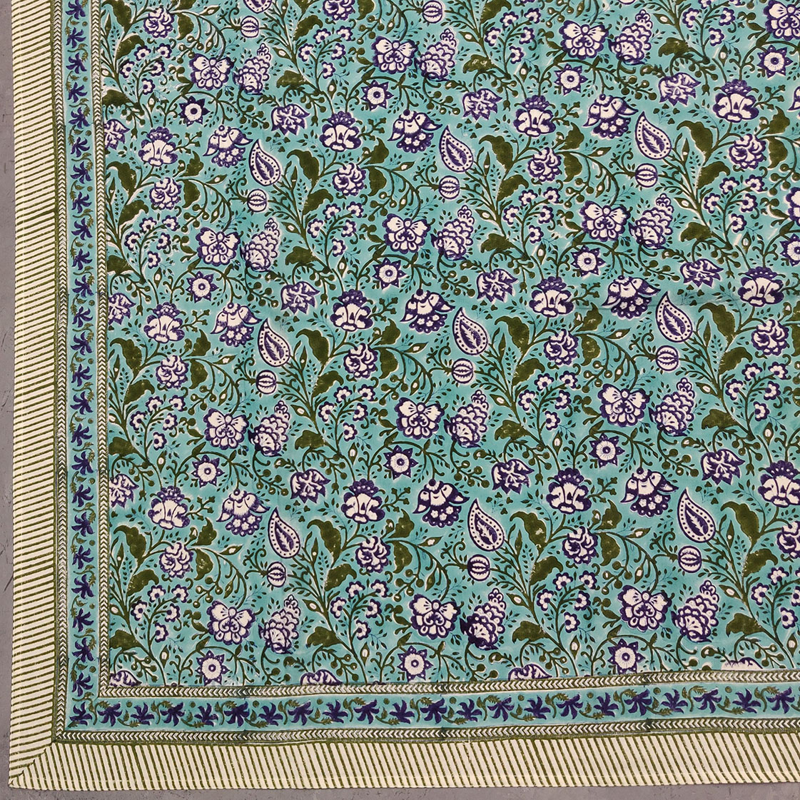 Double Bedsheet Handblock BHD136