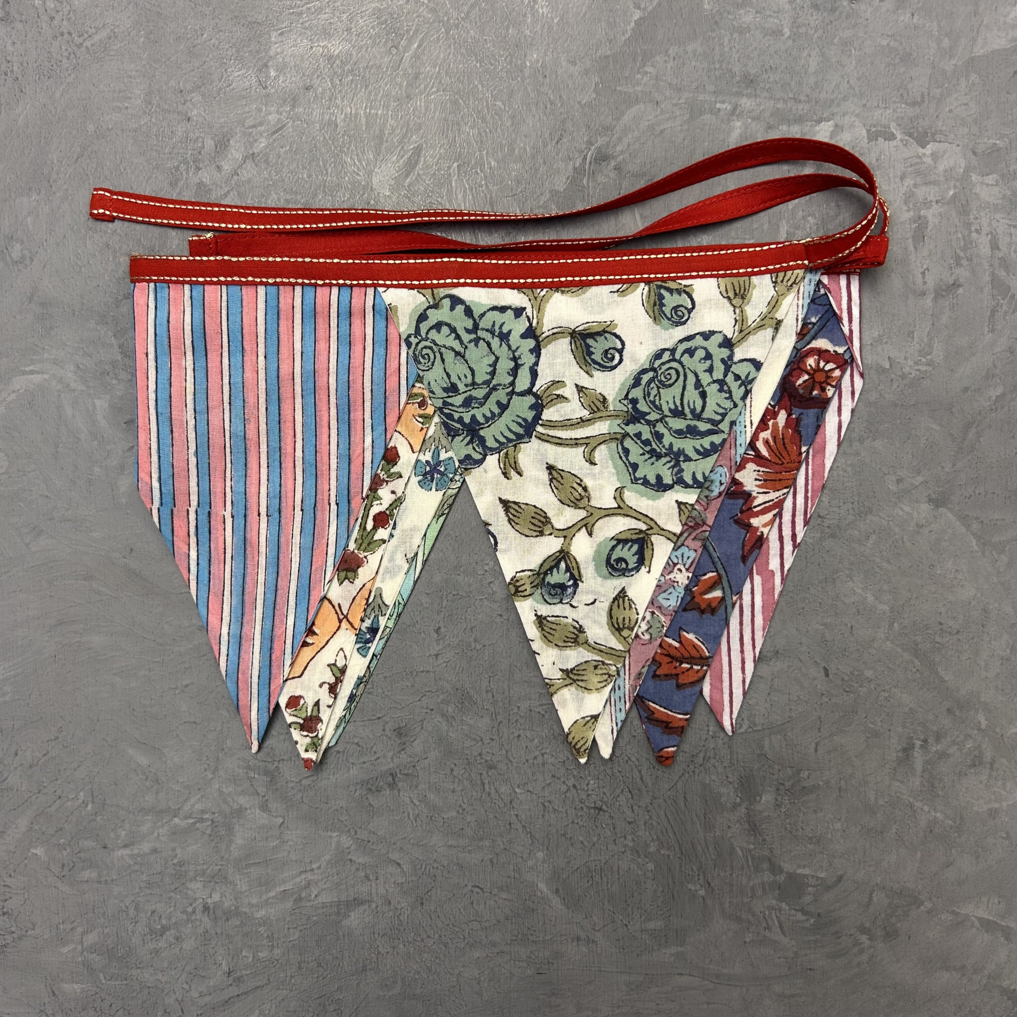 Braided Handblock  Bunting Cotton ABT743