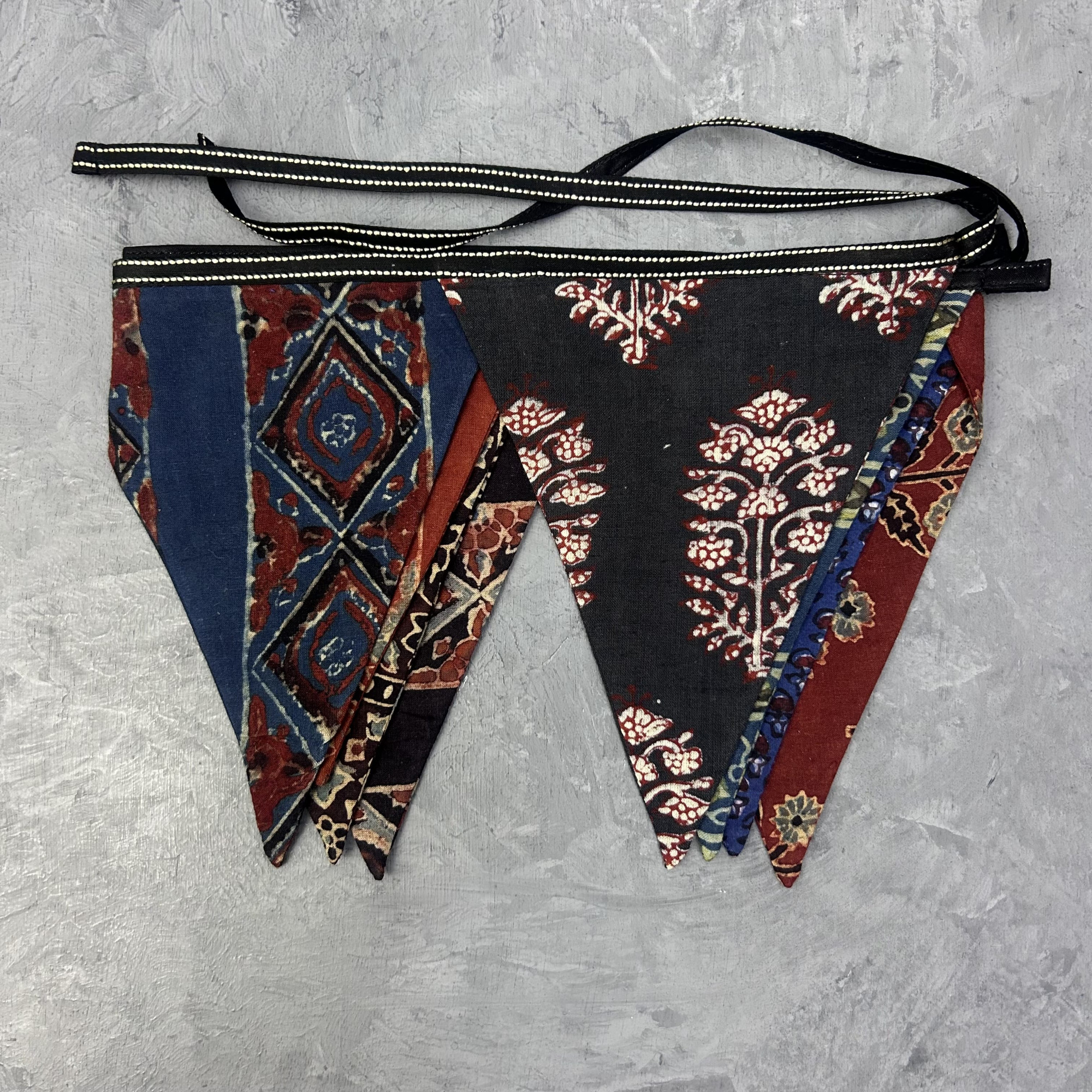 Braided Handblock  Bunting Cotton ABT747