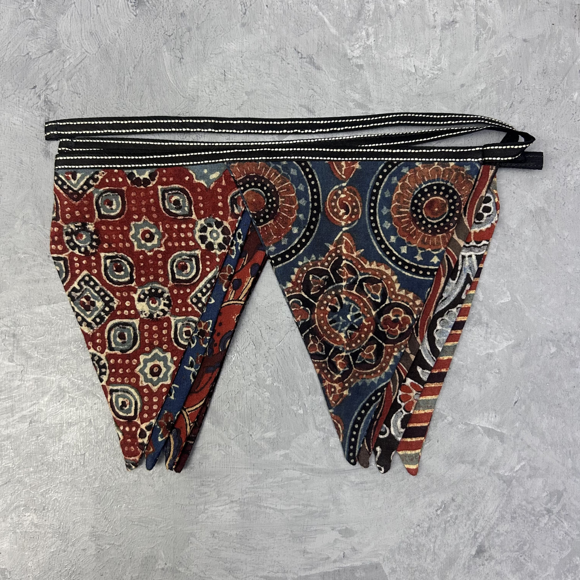 Braided Handblock  Bunting Cotton ABT755