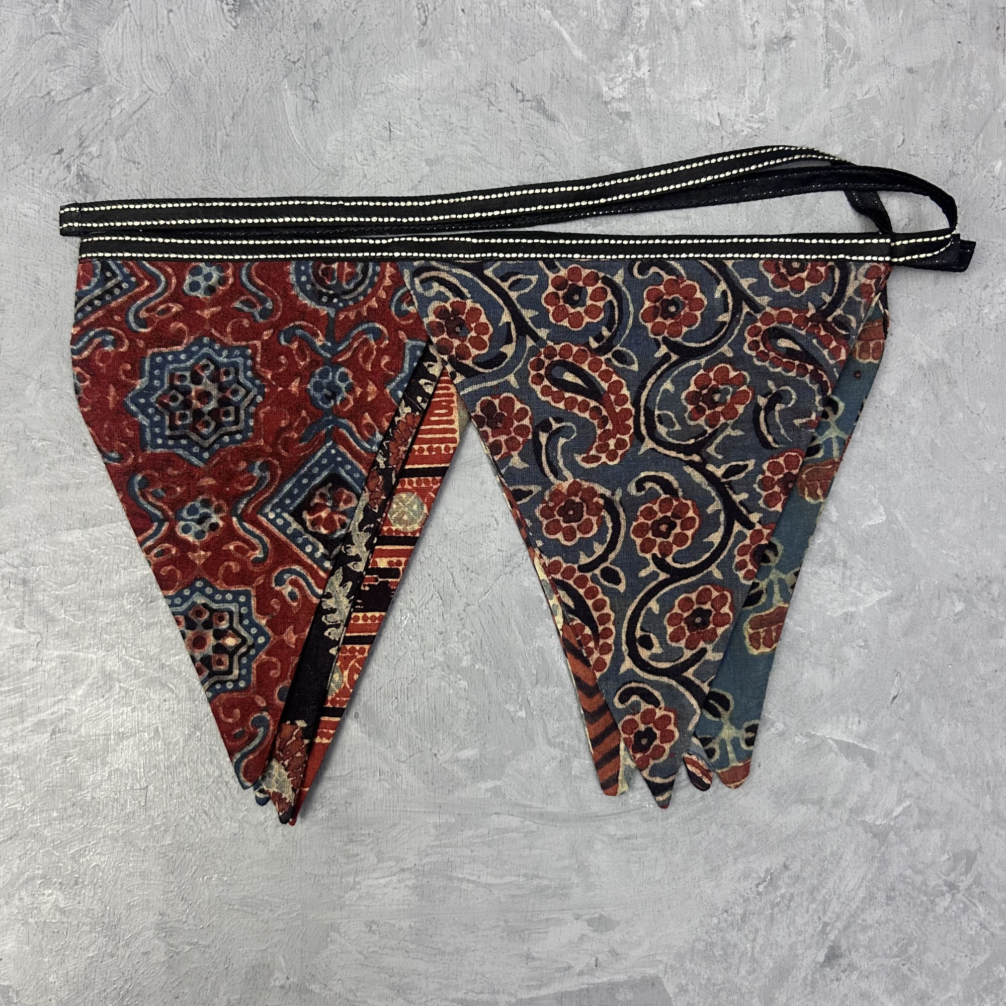 Braided Handblock  Bunting Cotton ABT756