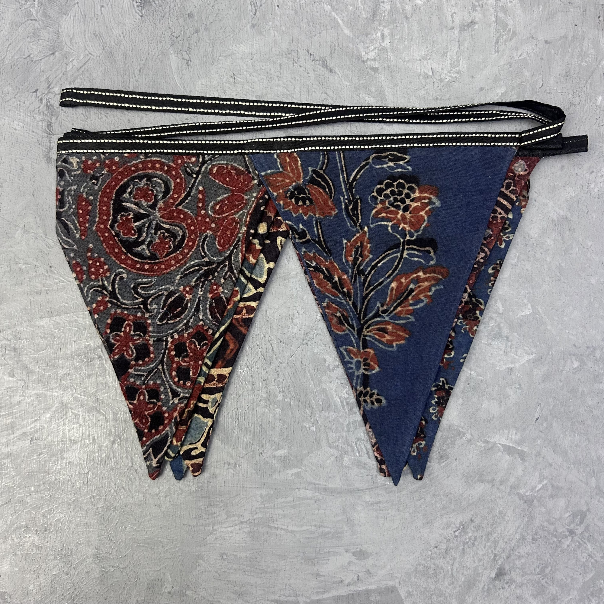 Braided Handblock  Bunting Cotton ABT758