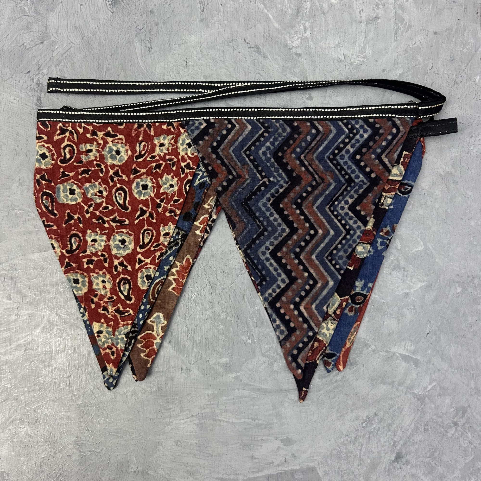Braided Handblock  Bunting Cotton ABT763