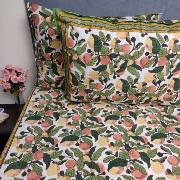 Hand Block Printed Bed Sheets Buy Hand Block Printed Bed Sheets Online