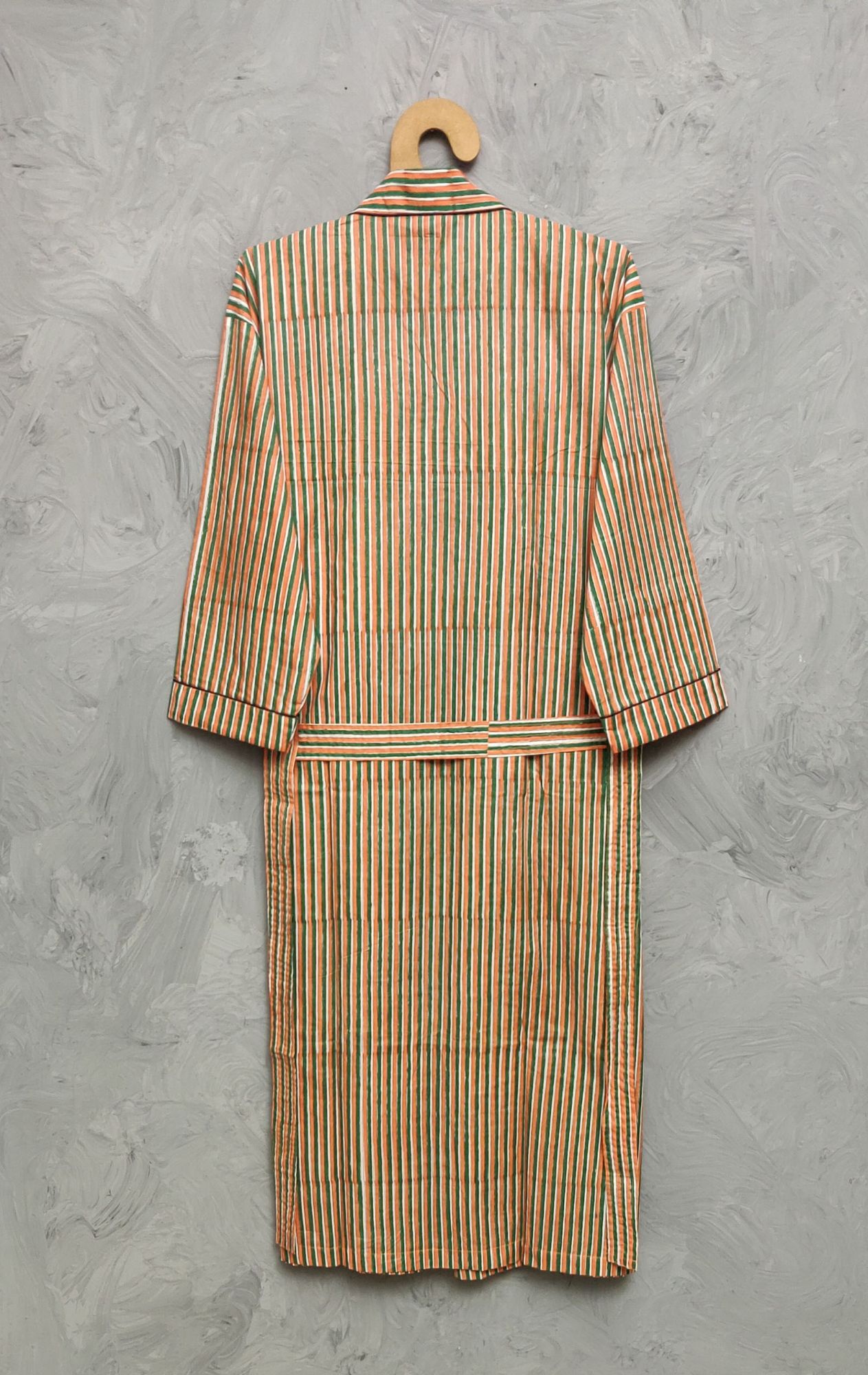 Handblock Housecoat Cotton Robe HCCR149