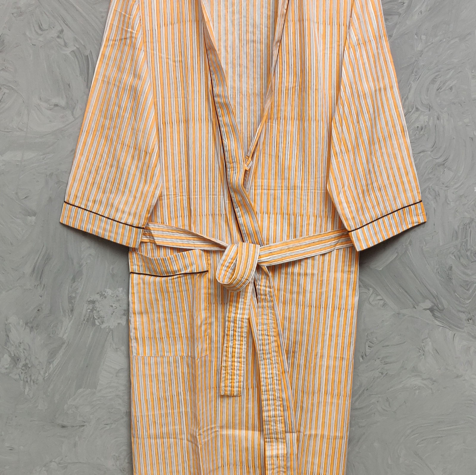 Handblock Housecoat Cotton Robe HCCR157