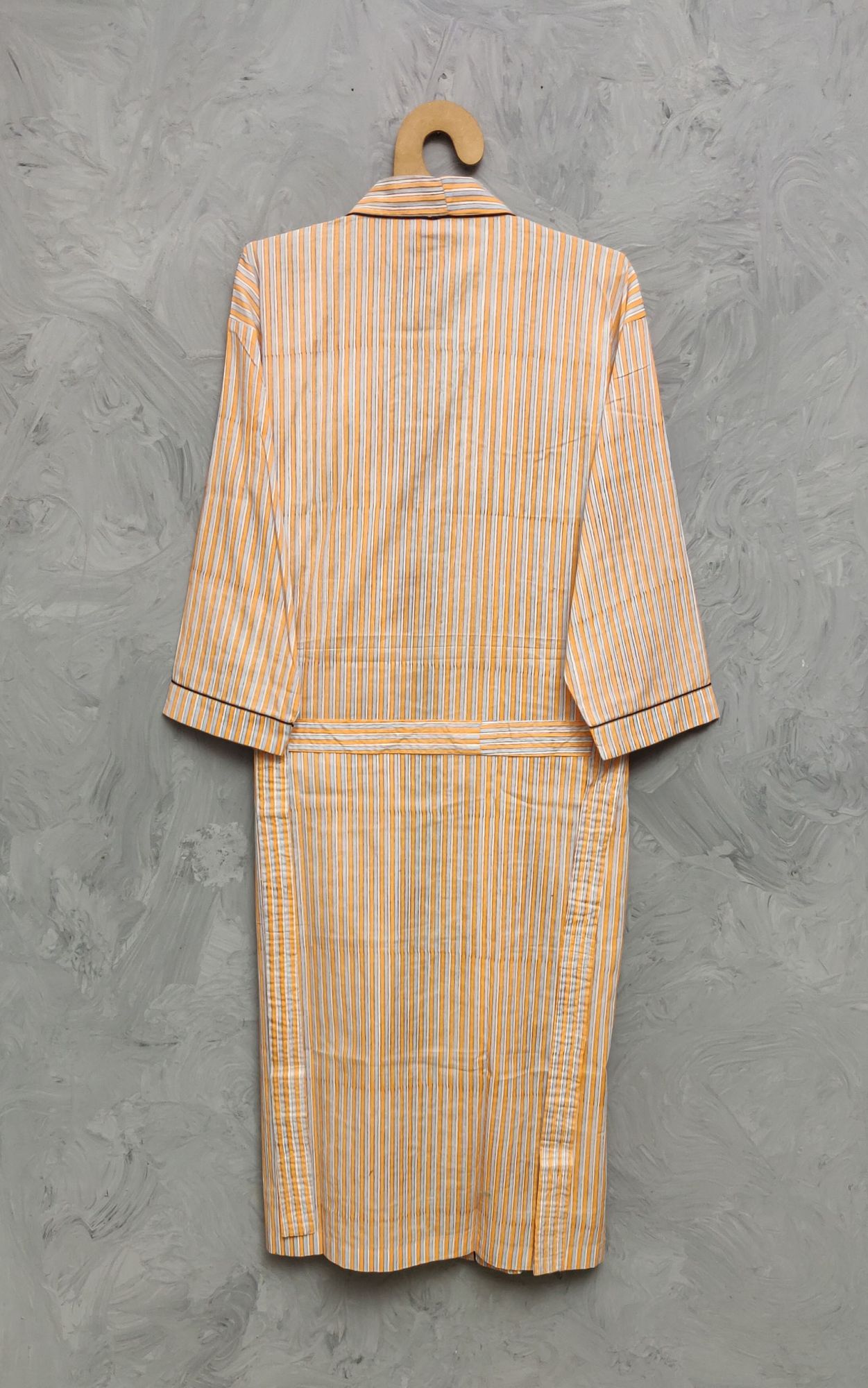 Handblock Housecoat Cotton Robe HCCR157