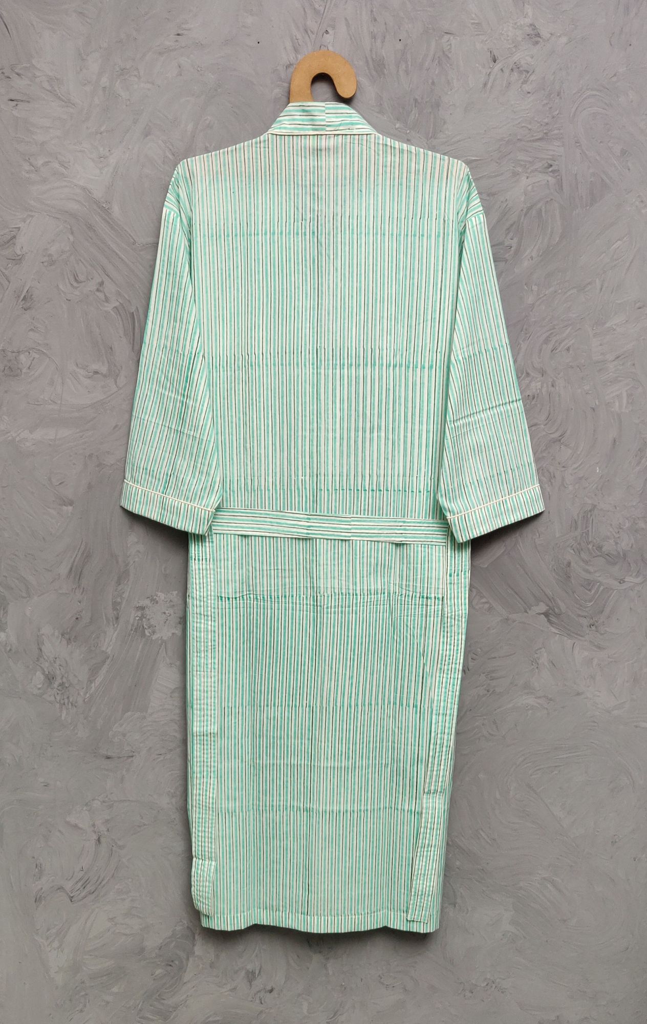 Handblock Housecoat Cotton Robe HCCR165