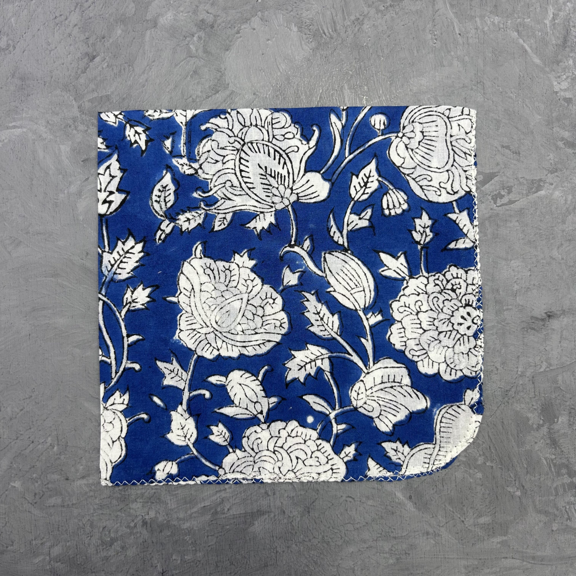 Handblock printed Handkerchief  Napkins WHH868