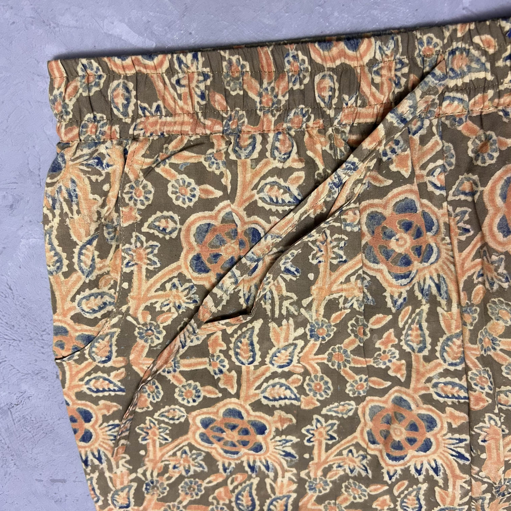 Handblock Printed Shorts Half Pants HP378