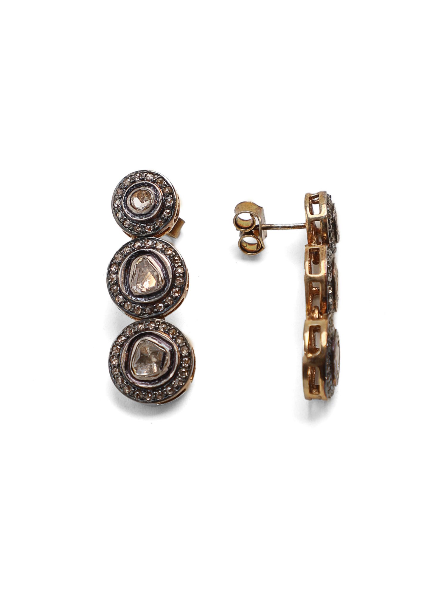 Victorian Beauty Sterling Silver Diamond Necklace