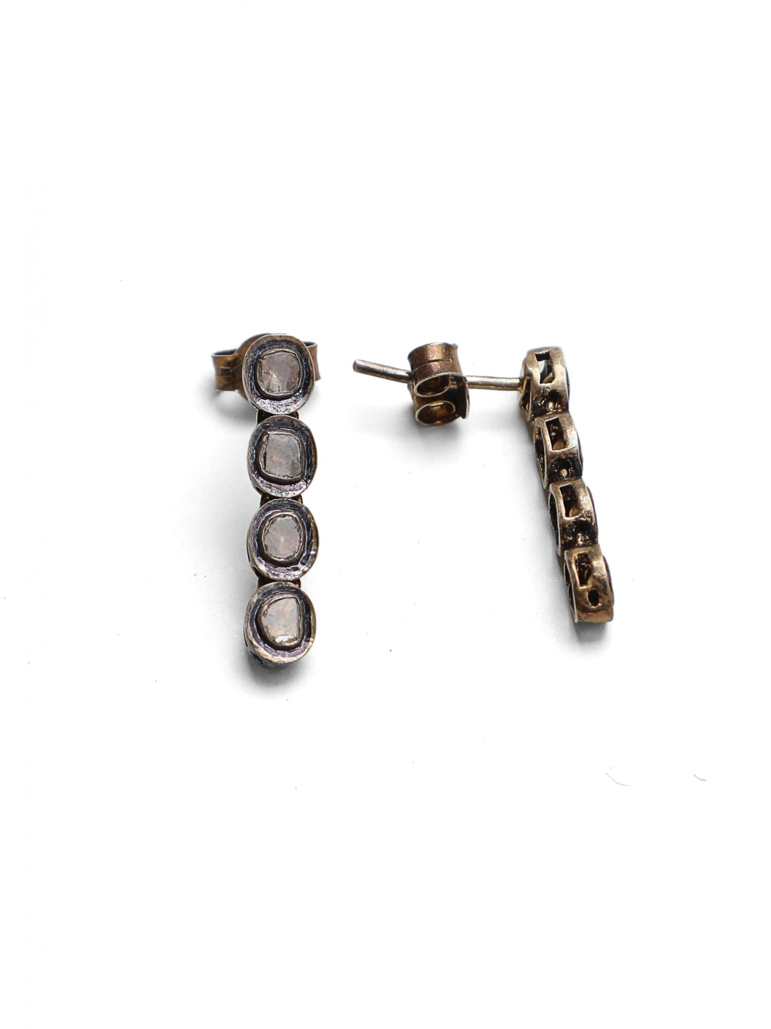 Vintage Intention Sterling Silver Diamond Necklace