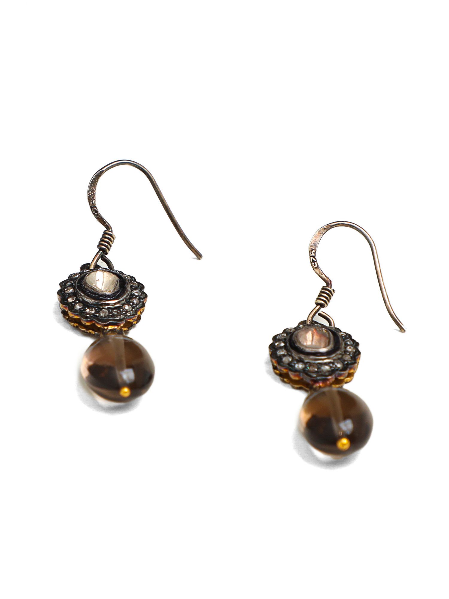 Victorian Smoky Earrings